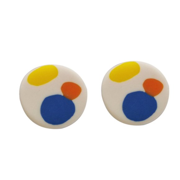 💙LAST ONE 💕Sterling Artsy Color Stud Earrings - Picture 6 of 7